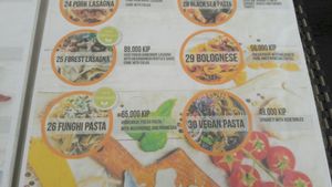 Menu 1 at La Silapa in Luang Prabang