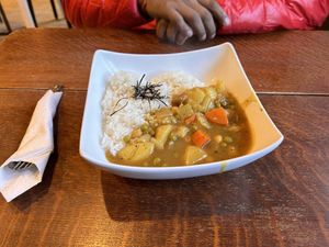 Korean curry  at SaVeg Cafe in Calgary