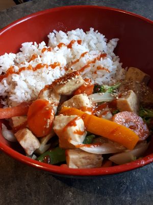 Tofu Bowl (GF version) at SaVeg Cafe in Calgary