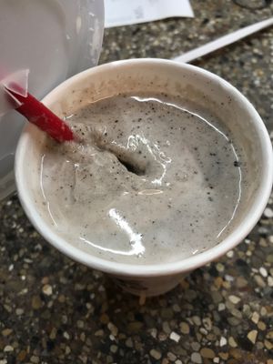 Vegan Oreo milkshake  at Shake 'N Buns in Bakersfield