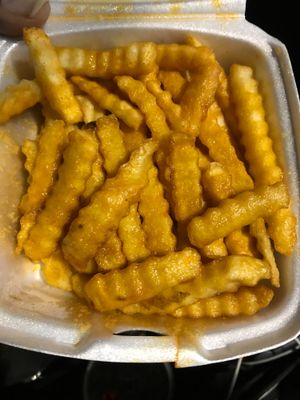 Buffalo fries at Shake 'N Buns in Bakersfield