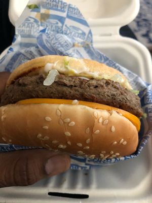 Impossible burger! Best vegan burger in the world.  at Shake 'N Buns in Bakersfield