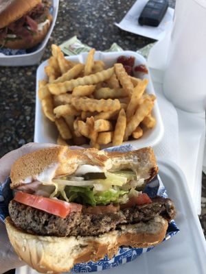 Impossible Burger from shake n bun at Shake 'N Buns in Bakersfield