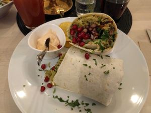 burrito at Truefood Cafe in Lund