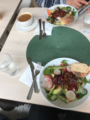 The true sallad at Truefood Cafe in Lund