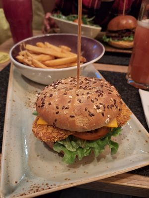 Zeitgeist mit Goldfritten at Hans im Glück  in Karlsruhe