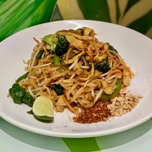 Vegan Phad Thai with OnlyEg & Vegetables at Bangkok Jam - Marina Square in Central Singapore