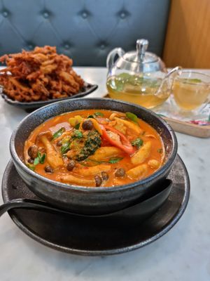 Vegan Acacia Red Curry (vegetables) at Bangkok Jam - Marina Square in Central Singapore