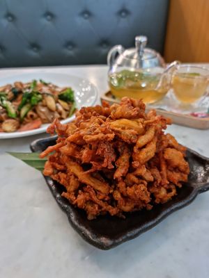 Crispy Mushroom with Sweet Chilli Mayo at Bangkok Jam - Marina Square in Central Singapore