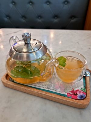 Ginger Lemongrass Peach Tea at Bangkok Jam - Marina Square in Central Singapore