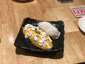 Mango Sticky Rice at Bangkok Jam - Marina Square in Central Singapore