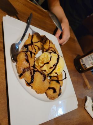 Fried banana at The Swan Burmese Cuisine in Chiang Mai