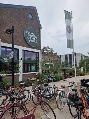 entrance Foodhall at Foodbar Rauw in Enschede