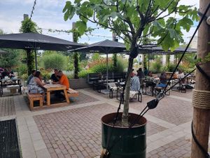 terrace at Foodbar Rauw in Enschede