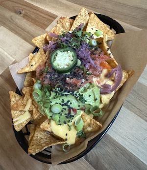 NACHOS NEW STYLE, vegan und glutenfrei  at Foodbar Rauw in Enschede