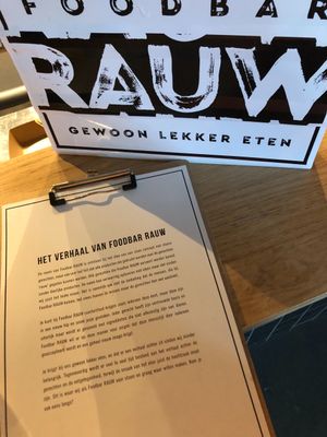 The story at Foodbar Rauw in Enschede