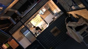 The kitchen at Foodbar Rauw in Enschede