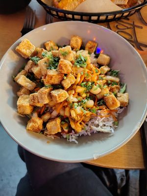 Korean bowl at Foodbar Rauw in Enschede