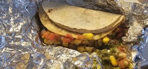El Vegano taco at Barrio - Gateway in Cleveland