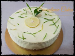 Vegan Lemon Cheesecake #SucculenceCakes at Succulence in Navi Mumbai