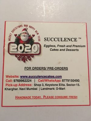 Box at Succulence in Navi Mumbai