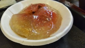Red Vinasse Taiwanese Meatballs without sauce at JinZhi Hong Zao Su Rou Yuan in New Taipei City