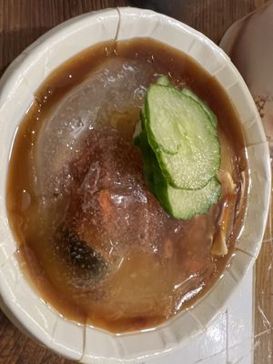 Meatball 60ntd  at JinZhi Hong Zao Su Rou Yuan in New Taipei City