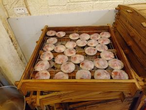 The red vinasse meat balls at JinZhi Hong Zao Su Rou Yuan in New Taipei City