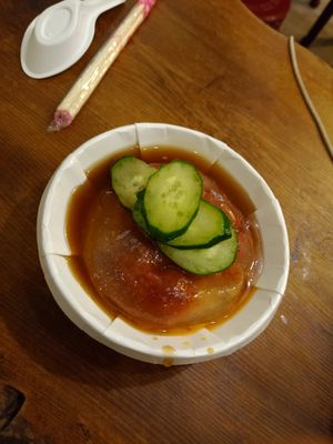 The dish! at JinZhi Hong Zao Su Rou Yuan in New Taipei City