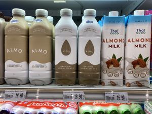 Almond milk  at KUL - Jaya Grocer - T2 in Sepang