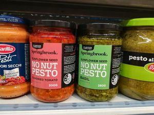 Vegan and nut free pestos. at Jaya Grocer - Ipoh Parade in Ipoh