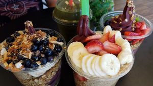Vortex, green smoothie and a couple acai bowls. at Berry Divine Acai Bowls in Tempe