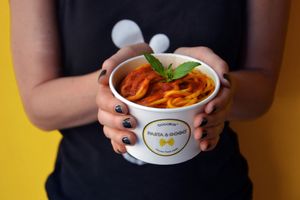 Grab your pasta-to-go! at Pasta à Gogo in Milan