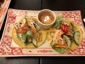 kimmade taco (banh xeo)  at Kimmade - Food Village in Utrecht