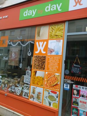 The outside at day by day in Nantes