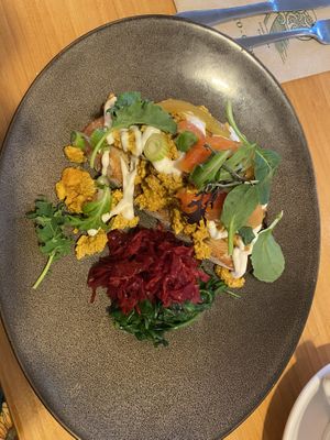 Soy scramble  at The Cozy Corner in Taupo