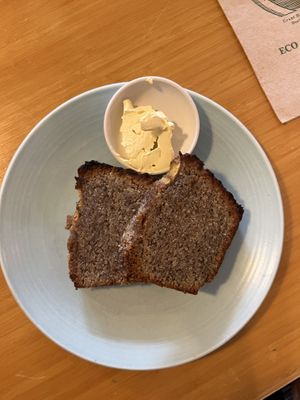 Banana breadd  at The Cozy Corner in Taupo