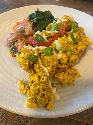 Tofu Scramble at The Cozy Corner in Taupo