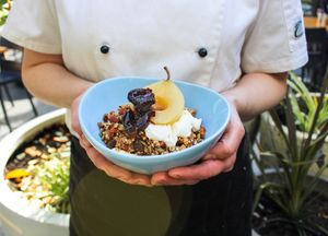 Vegan GF granola at The Cozy Corner in Taupo