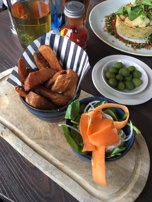 CHIPS & SIDE SALAD  at The Ship Inn in Lymington