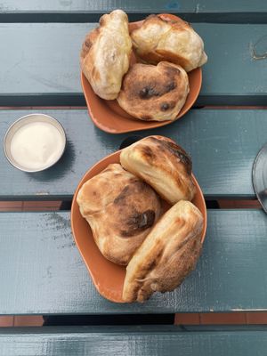 Dough balls at Purezza Camden in London