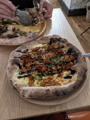 The one that's telling porkies at Purezza Camden in London