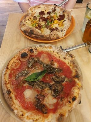 Pizza at Purezza Camden in London