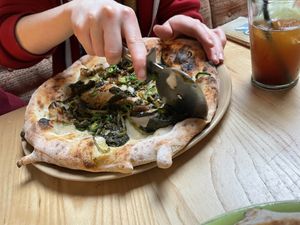 The one with the friarelli   at Purezza Camden in London