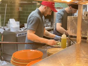 Busy staff  at Purezza Camden in London