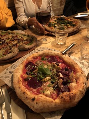 The beat pizza in the world at Purezza Camden in London