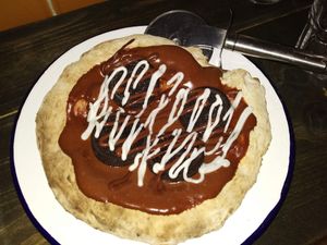 Oreo pizza at Purezza Camden in London