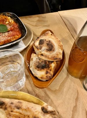 Cheesy dough balls  at Purezza Camden in London