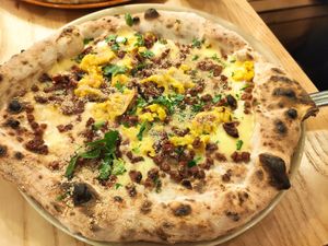 The carbonara one at Purezza Camden in London