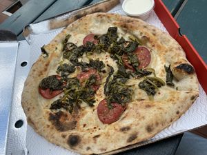 The pepperoni one   at Purezza Camden in London